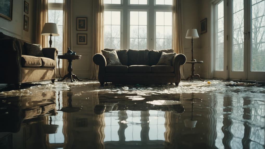 Flood damage restoration services in Jersey GA